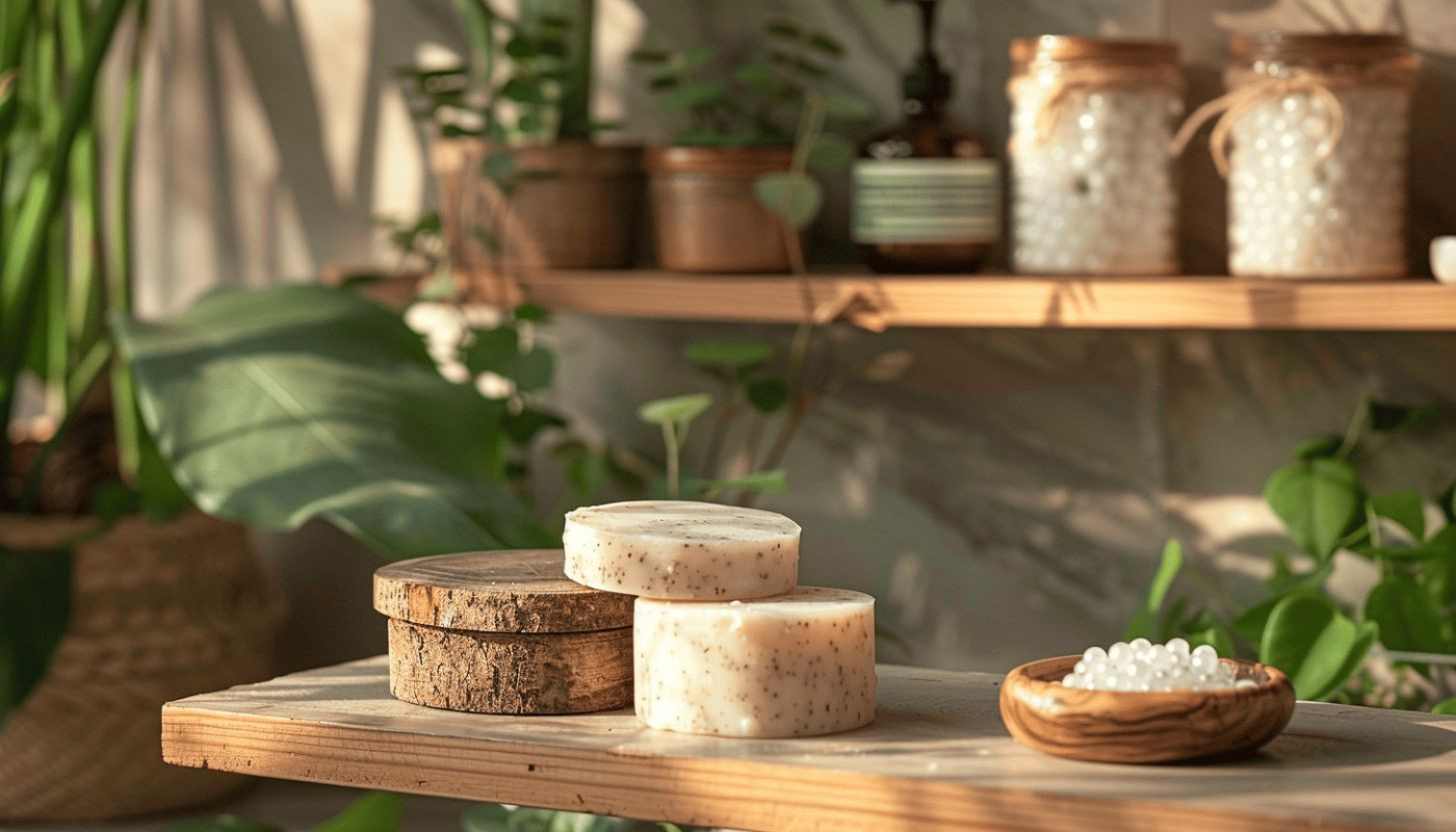 Les avantages écologiques et esthétiques des savons et perles de bain fabriqués localement